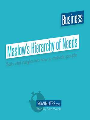 cover image of Maslow's Hierarchy of Needs